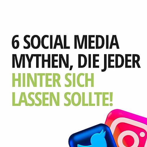 6 #socialmediamyths , die du 2021 unbedingt hinter dir lassen solltest🔥☝🏻

Vom Erfolg über Hashtags bis hin zu #tiktok...